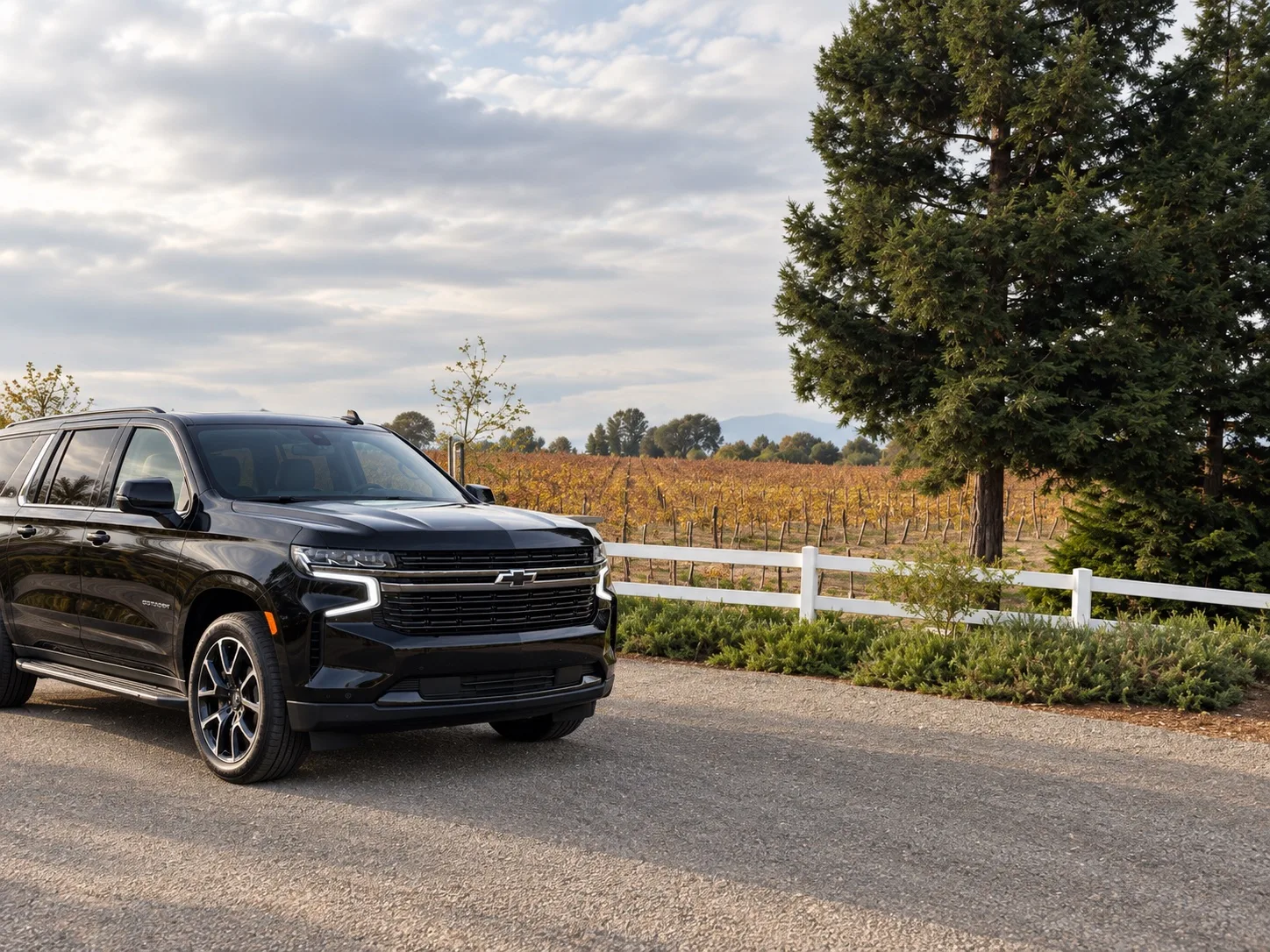 Chevrolet Suburban wine-country transportation in the Santa Ynez Valley